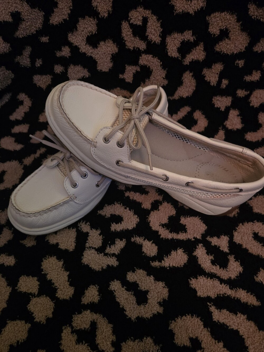 Womens Sperry Leather Mesh Loafer Size 9